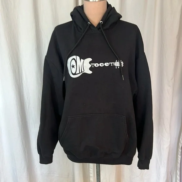 Hoodie Pullover Come Together Black Port &Co. Unisex - Picture 1 of 11